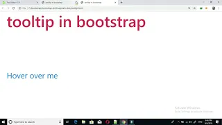 Bootstrap 4 Tooltips Tooltip in Bootstrap by tricky skills