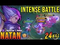 Download Lagu 24 Kills!! Intense Battle Natan Late Game Carry!! - Build Top 1 Global Natan ~ MLBB