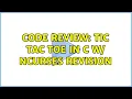 Code Review Tic Tac Toe in C w ncurses Revision 5 Solutions