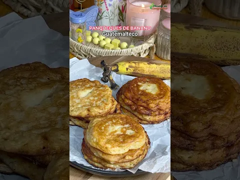 PANQUEQUES DE BANANO GUATEMALTECOS | RECETA FACIL, CASERA Y DELICIOSA 🥞🍌