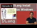 Dlang Episode 4 D Language - DMD command line and Visual D for Visual Studio DMD and LDC2