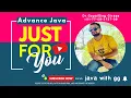 Advance Java With Gopal Girase Day 16