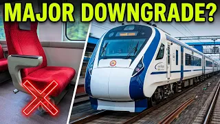 Vande Bharat’s Best Feature...REMOVED❓❓ Shocking ! #vandebharatexpress #indianrailways #train