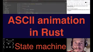 Rust State machines for ASCII animation