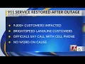 911 service in Johnston County restored after outage