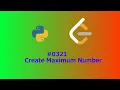 No Sound Leetcode 321 Create Maximum Number