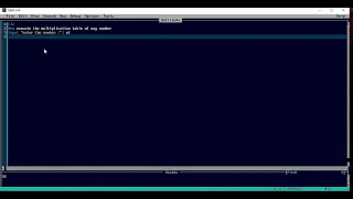 How to execute multiplication table of any number IN QBASIC