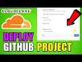 How To Deploy Github Project On Cloudflare Pages 2026 Complete Guide