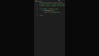 Abstraction in Python