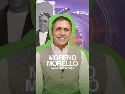 Determinato, sportivo e competitivo 😌 Moreno Morello è un concorrente ufficiale di #GFVIP!