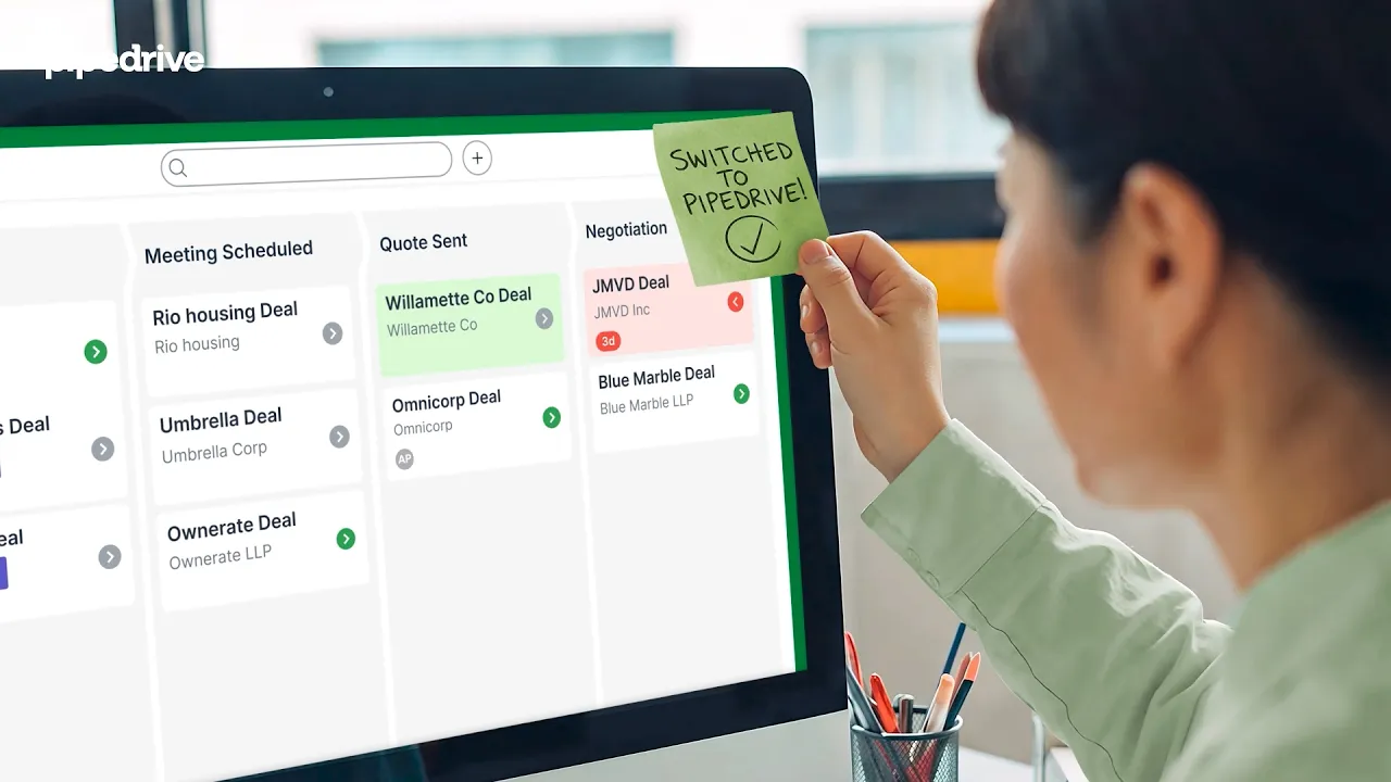 Pipedrive — Pipedrive — Automate Sales Tasks (YouTube video ad)