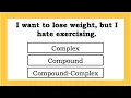 SENTENCE TYPES Quiz Can you Pass