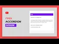 FAQ Accordion Design HTML CSS And JavaScript