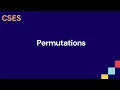 CSES Permutations in Arabic