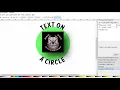 Inkscape Tutorial How To Add Text On A Circle