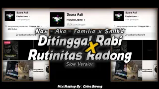 ditinggal rabi x rutinitas radong ndx aka familia x smlhd slow version cidro bareng 