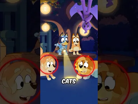 Bluey turned uncle Rad and Frisky into crazy cats😳 #shorts