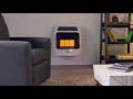 Dyna-Glo IRSS18LPT-2P 18000 BTU LP Infrared Vent Free T-stat Wall Heater Reviews