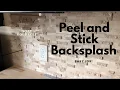 How to install Peel and Stick Backsplash MUST WATCH MahoganyRose