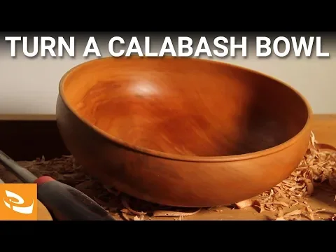Turning a Calabash Bowl