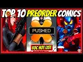 Top 10 New Preorder Comics Covers Indies Marvel DC Keys Final Order Cutoff