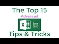 Top 15 Advanced Excel 2016 Tips and Tricks