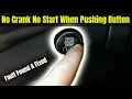 Push Button Start Not Working - Jeep