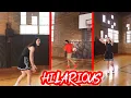 HILARIOUS Caitlin Clark Can t Handle Jake from State Farm s Behind-the-Back Pass Attempt