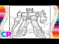 Transformers Coloring Drawing by is My Hobby