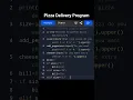 Pizza Delivery Program-python