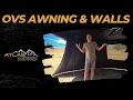 OVS XD Nomadic Black Out 270 Awning with Walls Full Walkthrough Atlas Outdoors