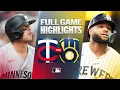 TWINS vs BREWERS Full Game Highlights August 9 2026 MLB Season