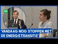 Lagu Lidewij de Vos (FVD) kritisch op huidig energie en klimaatbeleid: ''Ongelofelijk DOM!''