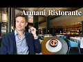 Eating at Armani The BEST Italian Designer Restaurant