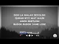 Download Lagu [DIKIR BARAT] Man Khan Ft. Jali Bunga Tanjung - Budok Jame Loni