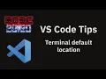 VS Code tips Show terminals as editors by default