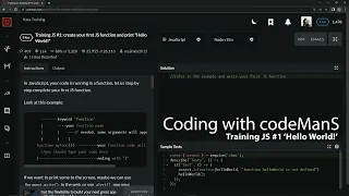 Codewars 8 kyu Training JS Create Your First JS Function and Print Hello World Javascript