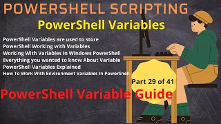 PowerShell Variables explained with demo How To Work PowerShell with Variables Explained