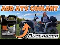 How to Add Engine Coolant To CAN AM OUTLANDER