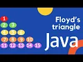 Java program for Floyd s triangle Floyd s Triangle