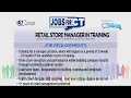 Jobs for CT Retail Store Manager in Training