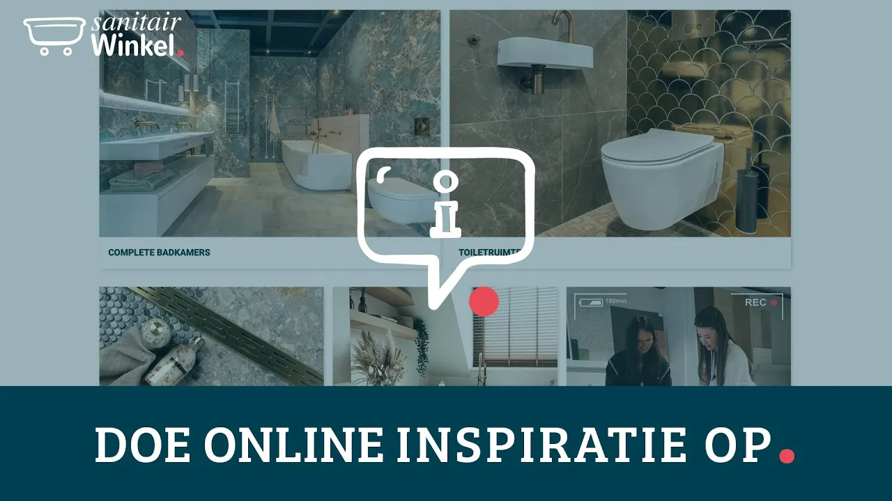 Sanitairwinkel by Sawiday — Sanitair Winkel — Vind jouw droombadkamer (YouTube video ad)