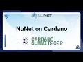 Lagu Cardano Community Summit 2022 - Dr.Kabir Veitas NuNet on Cardano