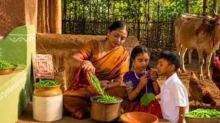 🌶️ Summer Harvesting: Making Traditional Buttermilk Chilies in the Village | Episode 1 #villagelife