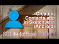 Contacts app with SQLite offline in Android