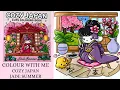 Cozy Japan - Jade Summer Cozy Colour with me Ohuhu alcohol markers Tutorial Love letters