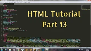 HTML Tutorial For Beginners Part 13 - Creating Check-boxes