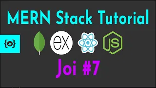 Joi Data Validation MERN Stack Tutorial With Auth
