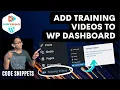 Code Snippets - Add Training s to WordPress Media Library