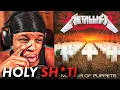 MY FIRST TIME LISTENING TO METALLICA! (I WASN'T READY)